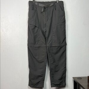 The North Face Gray Convertible Outdoor Pants Medium